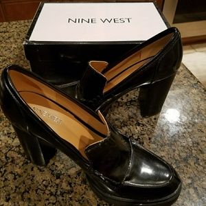 NWOT 9W West patent shoes